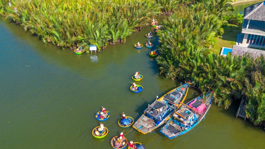 Hoi An Basket Boat Ride in Water Coconut Forest